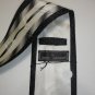 NEW STACY ADAMS SILK TIE STRIPES BLACK WHITE SUIT NECK