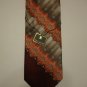 NEW STACY ADAMS SILK TIE PAISLEY ART DECO STRIPES