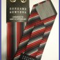 NEW BERGAMO HANKY CUFFLINK TIE SET RED STRIPES WOVEN