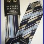 NEW BERGAMO HANKY CUFFLINK TIE SET STRIPES DESIGNER