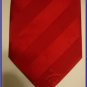 NEW BERGAMO HANKY CUFFLINK TIE SET RED STRIPES