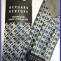 NEW BERGAMO HANKY CUFFLINK TIE SET CRISP WOVEN NECKTIE