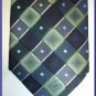 NEW BERGAMO HANKY CUFFLINK TIE SET CHECKERS CRISP WOVEN
