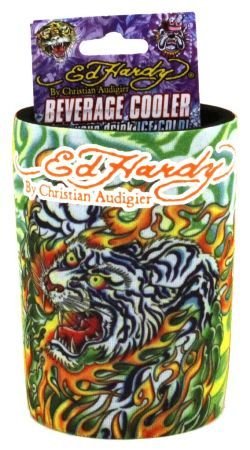 Don Ed Hardy Tattoo Art CAN COOLER Koozie Coozie NEW
