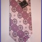 MENS NEW STACY ADAMS SILK TIE PAISLEY FLOWERS