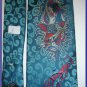 NEW ED HARDY SILK TIE LORELIE MERMAID GIRL PAISLEY