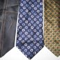 MENS LAND END etc DESIGNER EXECUTIVE WOVEN SILK TIES