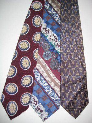 MENS DESIGNER EXECUTIVE GIVENCHY etc SILK NECK TIES LOT