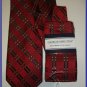 NEW GIORGIO BRUTINI HANKY TIE CRISP WOVEN STRIPES