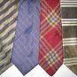 MEN CLAIBORNE LANDS END JOSA BANK CRISP WOVEN SILK TIES
