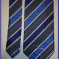 NEW GEOFFREY BEENE SILK TIE DESIGNER BLUE STRIPES
