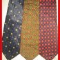 MENS BROOKS BROTHERS GAP etc SMALL PATTERN SILK TIES NR