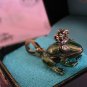 JUICY COUTURE PRINCE CHARMING CROWN FROG CHARM RETIRED