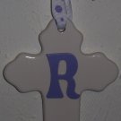 Monogrammed Ceramic Cross