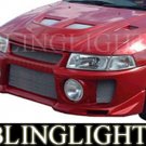 Fog Lamps Lights for 1997-2002 Mitsubishi Mirage Silk Evo V Body Kit