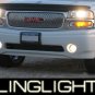 BlingLights White LED Halo Fog Lights for 2001-2006 GMC Yukon Denali