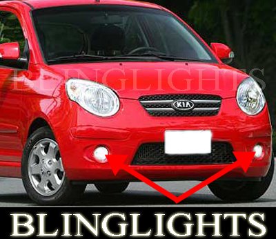 2007 2008 2009 2010 2011 Kia Picanto Xenon Foglamps Foglights Fog Lamps ...