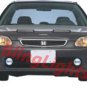1996 1997 1998 1999 2000 Honda Civic Coupe Sedan Hatch Xenon Fog Lamps Driving Lights Foglamps Kit