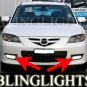 2008 2009 Mazda3 SP23 BK 2 Fog Lamp Driving Lights Kit Xenon Driving Lights