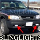 1996 1997 1998 1999 2000 Isuzu Hombre Xenon Fog Lamps Driving Lights Foglamps Foglights Kit