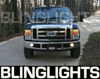 2008 2009 2010 Ford F450 F-450 Super Duty Xenon Fog Lamps Driving Lights Foglamps Foglights Kit