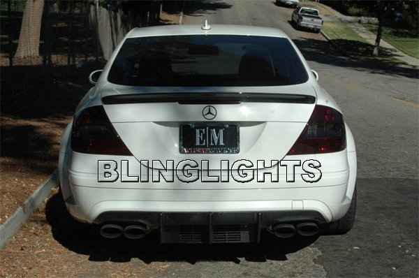 2006 2007 2008 2009 Mercedes CLK200 Smoked Taillamps Taillights Tail Lamps Lights Tint Film Overlays