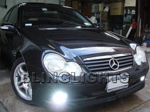 2002 Mercedes-Benz C230K Kompressor Sports Coupe Xenon Fog Lights Driving Lamps Kit C230 K W203