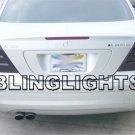 2005 2006 2007 Mercedes C55 AMG Smoked Taillamps Taillights Tail Lamps Tint Film Overlays W203