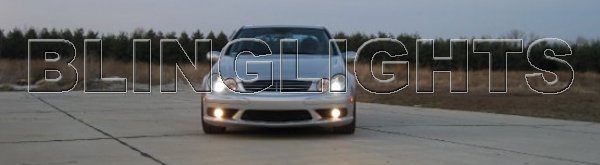 2005 2006 2007 Mercedes-Benz C55 AMG LED Fog Lights Driving Lamps Foglamps Foglights Kit C 55