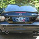 2007 2008 2009 Mercedes E320 BlueTec CDI Smoked Taillamps Taillights Tail Lamps Tinted Film Overlays