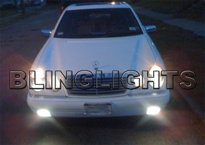 1996 1997 Mercedes-Benz E300 Xenon Fog Lights Driving Lamps Foglamps Kit E 300 Diesel E-Class w210