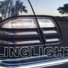 2000 2001 2002 Mercedes E55 AMG Smoked Taillamps Taillights Tint Film Overlays E 55 w210 e-class