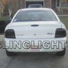 1995-1999 Dodge Neon Smoked Tinted Taillamps Taillights Overlays Film Protection