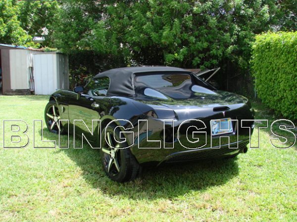 Pontiac Solstice Tinted Smoked Tail Lamp Light Overlays Film Protection