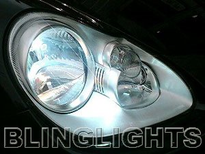 2003 2004 2005 2006 2007 2008 2009 2010 Porsche Cayenne 4750K White Bulbs Headlamps Headlights