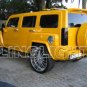 Hummer H3 Tinted Taillights Murdered Out Taillamps Overlays Cover Kit