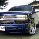 1999-2002 Chevrolet Silverado Tinted Head Lamp Light Overlay Kit Smoked Film Protection 1999-2002 Chevrolet Silverado Tinted Head Lamp Light Overlay Kit Smoked Film Protection