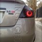 2008-2013 Nissan Altima Coupe Smoked Taillamp Overlays Taillight Film Covers
