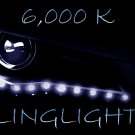6000K Audi Light Strips LED DRLs Day Time Running Lamps Lights for Headlamps Headlights 6000K Audi Light Strips LED DRLs Day Time Running Lamps Lights for Headlamps Headlights
