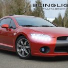BlingLights Brand LED DRL Head Light Strips for for 2006 2007 2008 Mitsubishi Eclipse