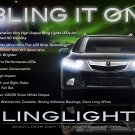 Acura TSX LED DRL Head Light Strips Day Time Running Lamp Kit