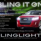 Ford Edge LED DRL Head Light Strips Day Time Running Lamps