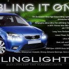Kia Rio Rio5 LED DRL Head Lamp Light Strips Day Time Running Kit