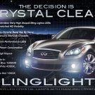 Infiniti M37 M56 S Sport Body LED Fog Lamps Lights Kit Foglamps Foglights Drivinglights