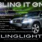 2008 2009 2010 Toyota Kluger LED Strip Day Time Running Lights Headlamps Headlights Head Lamps DRLs