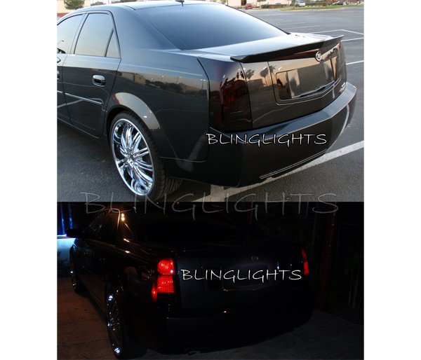 Cadillac CTS Murdered Out Taillamp Tinted Light Covers