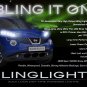 Nissan Juke LED DRL Head Lamp Strips Day Time Running Lamp Kit