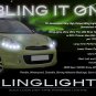 Nissan Micra LED DRL Head Light Strips Day Time Running Lamps Kit K11 K12 K13