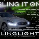 Infiniti G G20 G25 G35 G37 LED DRL Head Light Strips Daytime Running Lamps