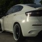 BMW X6 Tinted Smoked Taillamps Taillights Overlays Film Covers Kit E71 E72 F16